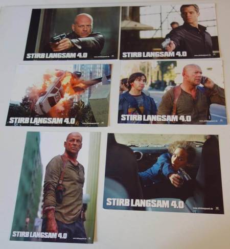 Live Free or Die Hard original release german lobby still set